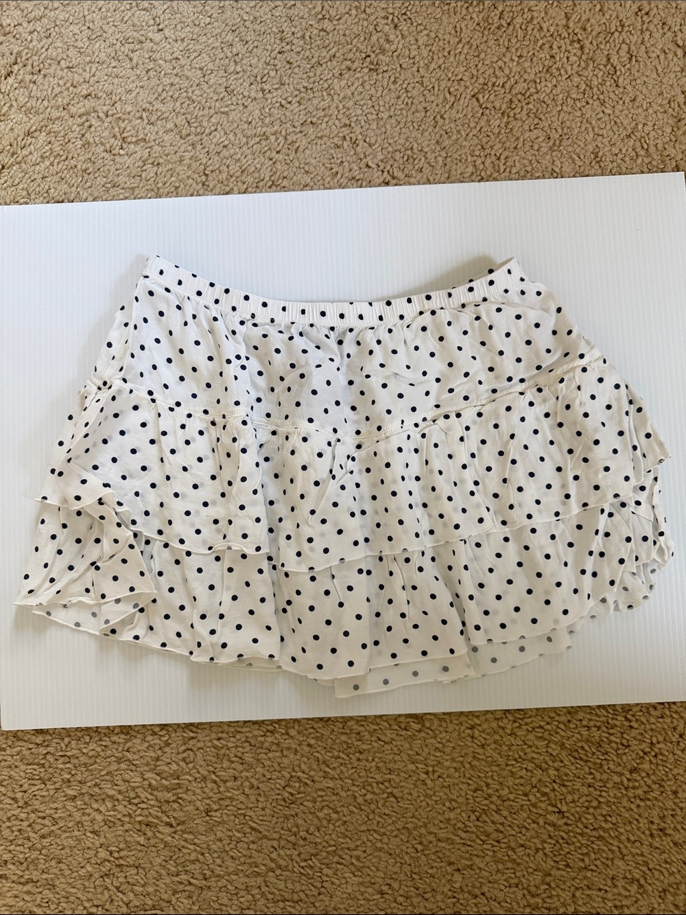 Brandy melville Izzy polka dots mini skirt